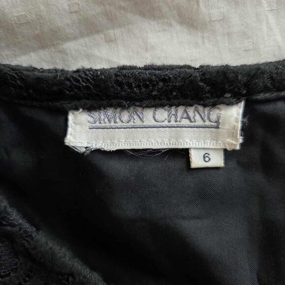 Vintage Simon Chang - Lace High-Low Dress - Picture 7 of 14